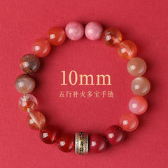 Find the balance in your body so that everything goes smoothly Crystal Bracelet Balance Energy Bracelet Charm Obsidian Aquamarine