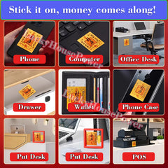 2025 Luck Cards Lucky Charm Phone Stickers Phone Case Energy-Aligning Phone Set