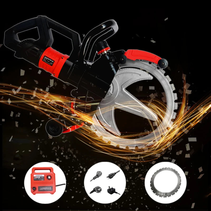 New Concrete Cutter Electric Ring Saw Concrete 6000w 290mm Cutting Depth Brushless Portable Concrete Cutting Ring Saw